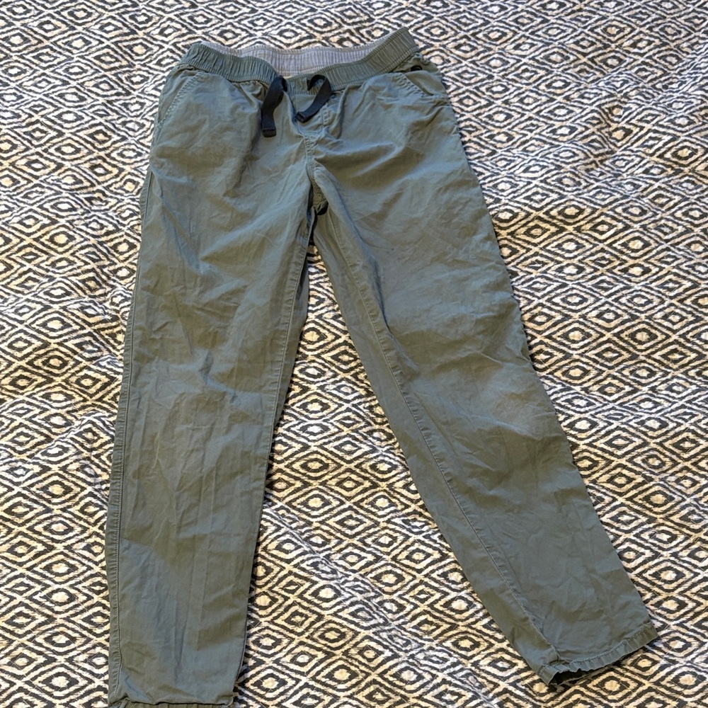 Petit Bateau Boy’s Olive Green Casual Pants